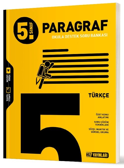 Hız Yayınları 5. Sınıf Türkçe Paragraf Soru Bankası Çözümlü Hız Yayınları