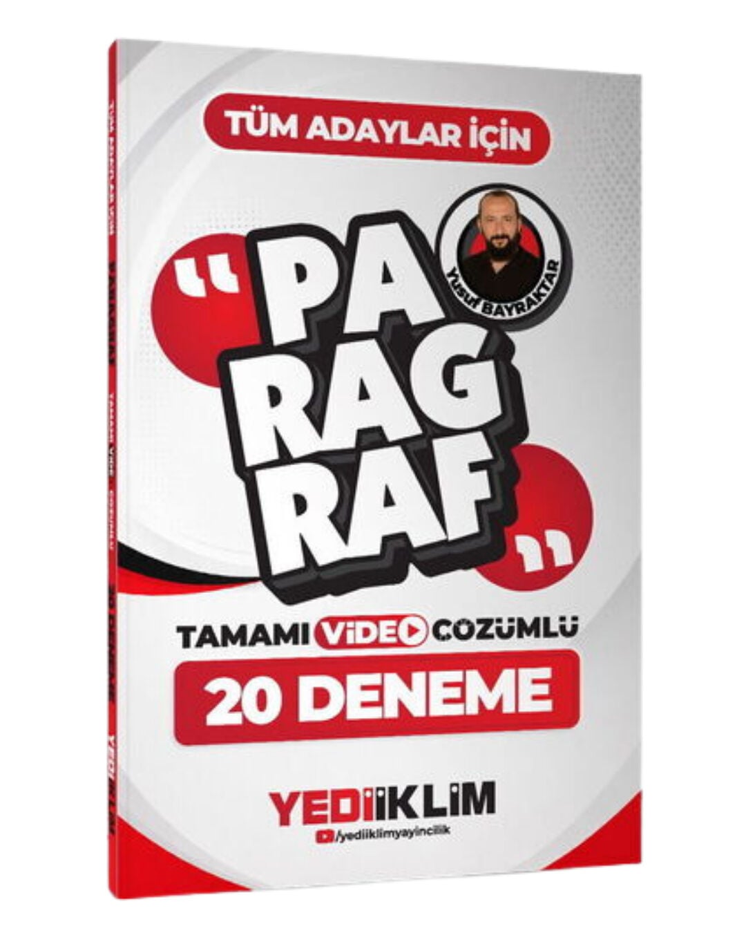 Yediiklim 2027 KPSS MEB-AGS ALES DGS YKS TYT AYT Paragraf 20 Deneme Çözümlü - Yusuf Bayraktar