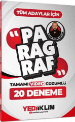 Yediiklim 2027 KPSS MEB-AGS ALES DGS YKS TYT AYT Paragraf 20 Deneme Çözümlü - Yusuf Bayraktar