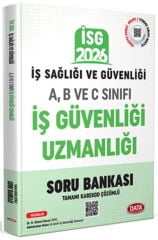 Data Yayınları 2026 İş Sağlığı Güvenliği A-B ve C İş Güvenliği Uzmanlığı Kardekod Çözümlü Soru Bankası