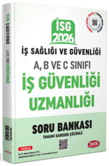Data Yayınları 2026 İş Sağlığı Güvenliği A-B ve C İş Güvenliği Uzmanlığı Kardekod Çözümlü Soru Bankası
