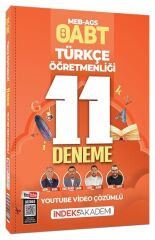 İndeks Akademi 2026 ÖABT MEB-AGS Türkçe Öğretmenliği 11 Deneme Youtube Video Çözümlü - Enes Kaan Şahin İndeks Akademi Yayıncılık
