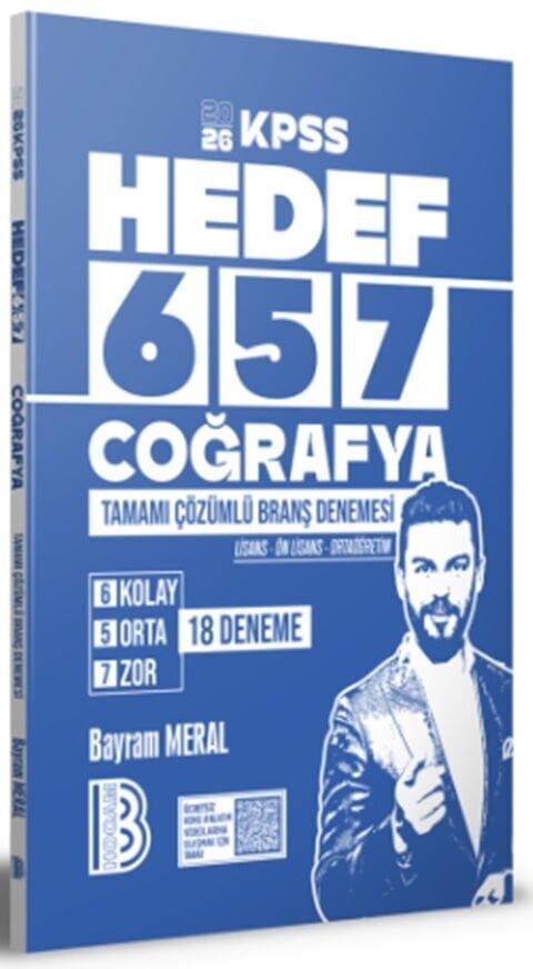 Benim Hocam 2026 KPSS Coğrafya Tamamı Çözümlü 18 Deneme
