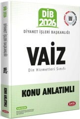 Data Yayınları 2026 Diyanet İşleri Başkanlığı Vaiz Konu Anlatımlı