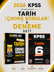 İndeks Akademi 2026 KPSS Tarih Konu Konu Çıkmış Sorular & KPSS Tarih 6 Deneme EVP Akademi Seti
