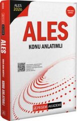 Pegem Yayınları 2026 ALES Konu Anlatımlı