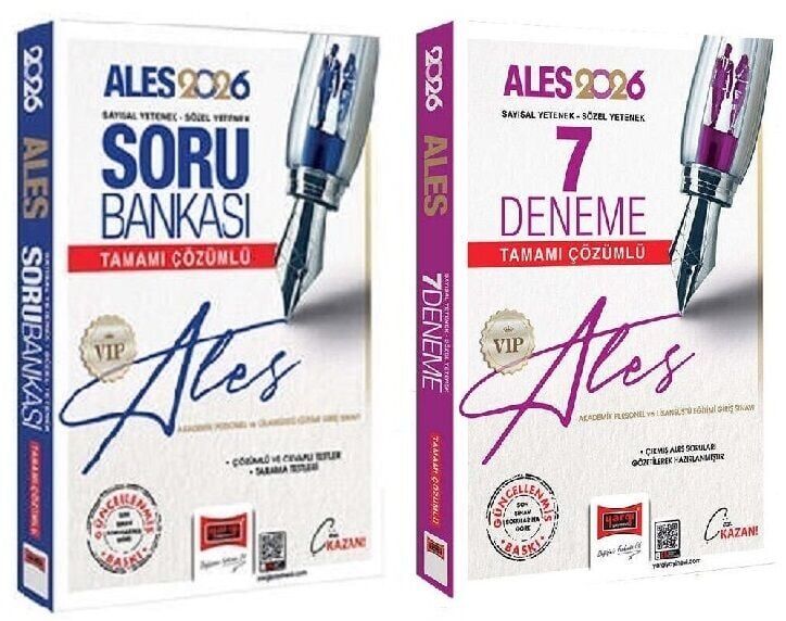 Yargı 2026 ALES VIP Soru Bankası + 7 Deneme 2 li Set Yargı Yayınları
