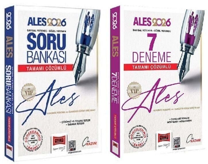 Yargı 2026 ALES VIP Soru Bankası + 7 Deneme 2 li Set Yargı Yayınları