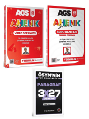 Yediiklim 2027 MEB-AGS Eğitim Bilimleri Gelişim, Öğrenme Psikolojisi, Rehberlik Video Ders Notu + Soru Bankası 2 li Set Ahenk Serisi+ Anla Kazan Paragraf