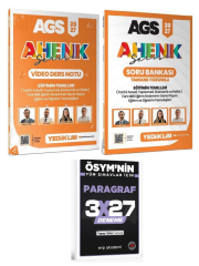 Yediiklim 2027 MEB-AGS Eğitimin Temelleri Video Ders Notu + Soru Bankası 2 li Set Ahenk Serisi+Anla Kazan Paragraf