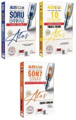 Yargı 2026 ALES VIP Soru Bankası + 10 Deneme + Son 7 Sınav Çıkmış Sorular 3 lü Set Yargı Yayınları