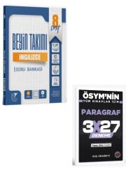 BeyinTakımı 2027 8. Sınıf İngilizce Soru Bankası+ EVP Akademi Paragraf