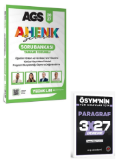 Yediiklim 2027 MEB-AGS Eğitim Bilimleri ÖYT, Sınıf Yönetimi, TYMM, Program Okuryazarlığı, Ölçme Değerlendirme Soru Bankası Çözümlü Ahenk Serisi + Anla Kazan Paragraf