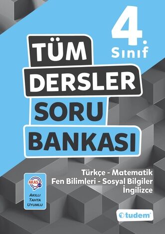 Tudem Yayınları 4. Sınıf Tüm Dersler Soru Bankası