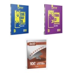 2027 Benim Hocam TYT Coğrafya + Türkçe Konu + anla kazan paragraf deneme 3'lü Set