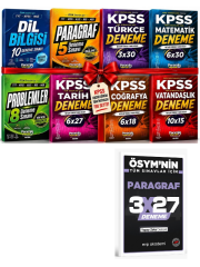 Peramila 2027 KPSS Genel Yetenek Genel Kültür Deneme 8 li Set+ Anla Kazan Paragraf