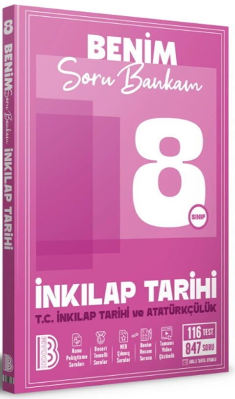 Benim Hocam Yayınları 8. Sınıf T.C. İnkılap Tarihi ve Atatürkçülük Soru Bankam