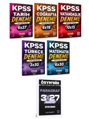 Peramila 2027 KPSS Genel Yetenek Genel Kültür 31 Deneme 5 li Set+ Anla Kazan Paragraf