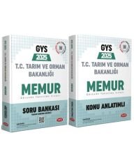 Data 2025 GYS Tarım ve Orman Bakanlığı Memur Konu ve Soru 2 Kitap Set Data Yayınları