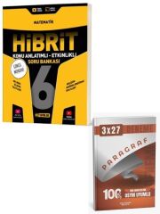 Hız 2027 6. Sınıf Matematik HİBRİT Konu Anlatımlı Etkinlikli Soru Bankası+ Anla Kazan Paragraf