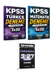 Peramila 2027 KPSS Türkçe + Matematik 9 Deneme 2 li Set+ Anla Kazan Paragraf