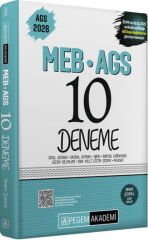 Pegem Yayınları 2026 MEB AGS Tamamı Çözümlü 10 Deneme