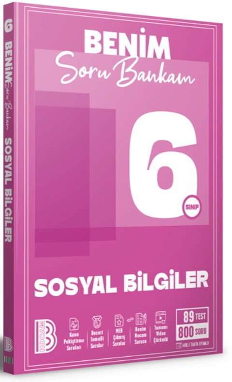 Benim Hocam Yayınları 6. Sınıf Sosyal Bilgiler Soru Bankam