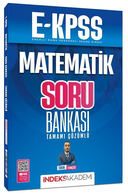 İndeks Akademi 2026 EKPSS Matematik Soru Bankası Çözümlü - Eren Tunçer İndeks Akademi Yayıncılık