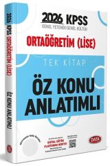 Data 2026 KPSS Ortaöğretim Lise Öz Konu Anlatımlı Tek Kitap Data Yayınları