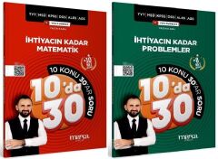 Marka KPSS MEB-AGS TYT MSÜ DGS ALES İhtiyacın Kadar Matematik + Problemler 10 da 30 Soru Bankası 2 li Set Yektuğ Mat - Yasin Kara Marka Yayınları