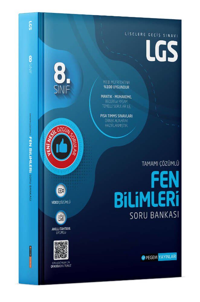 PEGEM LGS Fen Bilimleri Tamamı Çözümlü Soru Bankası