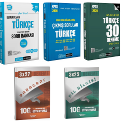 Pegem 2026 KPSS Ezberbozan Türkçe Soru Bankası + KPSS Türkçe Deneme + KPSS Türkçe Konu Konu Çıkmış Sorular Seti