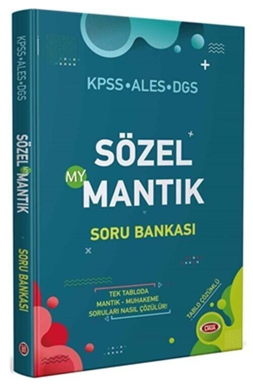 Data KPSS ALES DGS MY Sözel Mantık Soru Bankası Çözümlü Data Yayınları