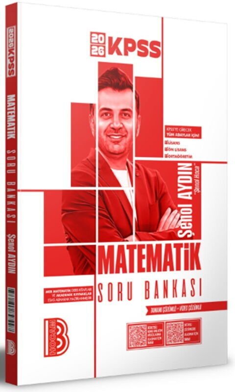 Benim Hocam Yayınları 2026 KPSS Matematik Tamamı Video Çözümlü Soru Bankası