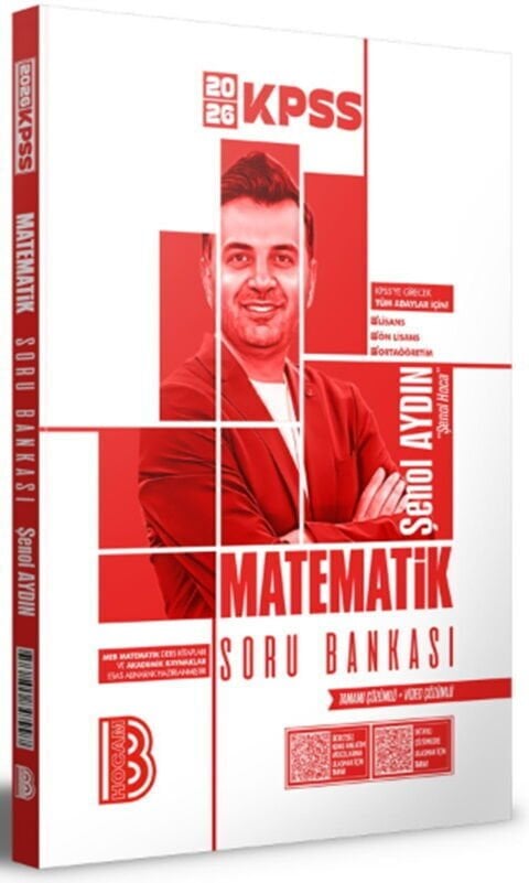 Benim Hocam Yayınları 2026 KPSS Matematik Tamamı Video Çözümlü Soru Bankası