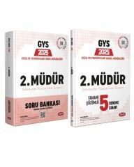 Data Yayınları 2025 GYS Ceza Tevkifevleri Ceza İnfaz Kurumu 2. Müdür Soru + 5 Deneme 2 li Set Görevde Yükselme Data Yayınları