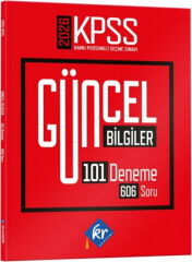 KR Akademi 2026 KPSS Güncel Bilgiler 101 Deneme 606 Soru