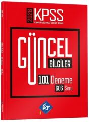KR Akademi 2026 KPSS Güncel Bilgiler 101 Deneme 606 Soru