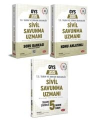 Data 2025 GYS Tarım ve Orman Bakanlığı Sivil Savunma Uzmanı Konu + Soru + 5 Deneme 3 Kitap Set Data