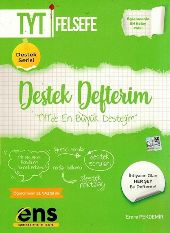 ENS Yayıncılık TYT Felsefe Destek Defterim