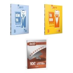 2027 Benim Hocam AYT Kimya + Tarih Konu + anla kazan paragraf deneme 3'lü Set