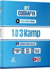 Zeduva Yayınları Coğrafyanın Kodları AYT Coğrafya 1 Kitap 3 Kamp Video Ders Kitabı