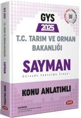 Data 2025 GYS Tarım ve Orman Bakanlığı Sayman Konu Anlatımlı Görevde Yükselme Data Yayınları