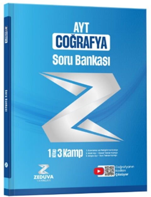 Zeduva Yayınları Coğrafyanın Kodları AYT Coğrafya 1 Kitap 3 Kamp Soru Bankası