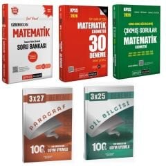Pegem 2026 KPSS Ezberbozan Matematik Soru Bankası + KPSS Matematik Deneme + KPSS Matematik Konu Konu Çıkmış Sorular Seti