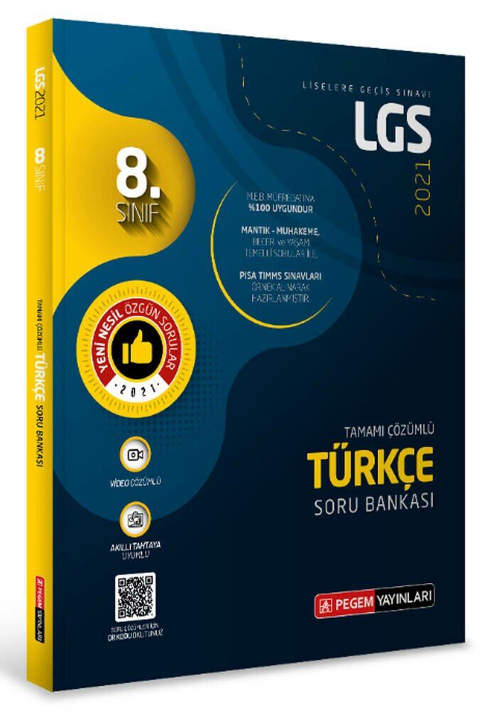 Pegem LGS Türkçe Tamamı Çözümlü Soru Bankası