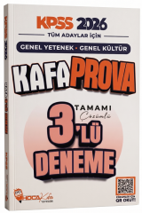 Hoca Kafası 2026 KPSS Genel Yetenek Genel Kültür Kafa Prova 3 Deneme Çözümlü Hoca Kafası Yayınları