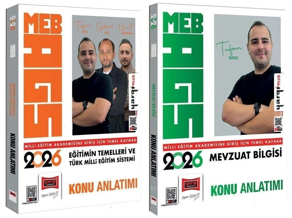 Yargı 2026 MEB-AGS Eğitimin Temelleri + Mevzuat Bilgisi Konu Anlatımı 2 li Set Yargı Yayınları