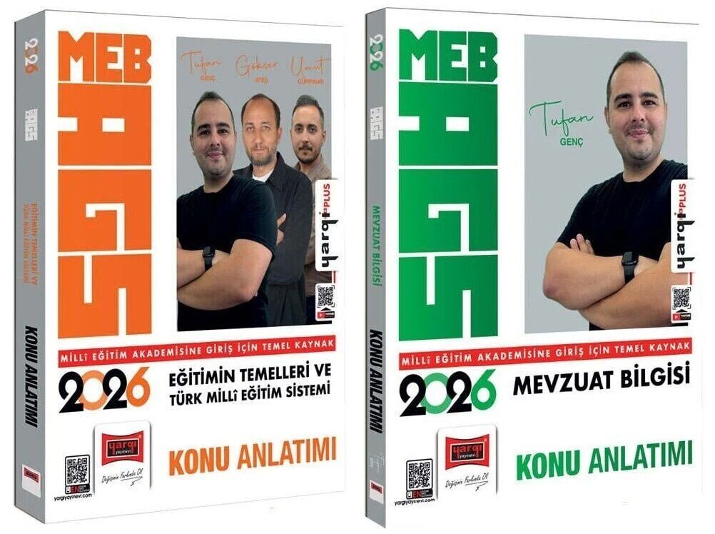 Yargı 2026 MEB-AGS Eğitimin Temelleri + Mevzuat Bilgisi Konu Anlatımı 2 li Set Yargı Yayınları