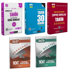 Pegem 2026 KPSS Ezberbozan Tarih Soru Bankası + KPSS Tarih Deneme + KPSS Tarih Konu Konu Çıkmış Sorular Seti
